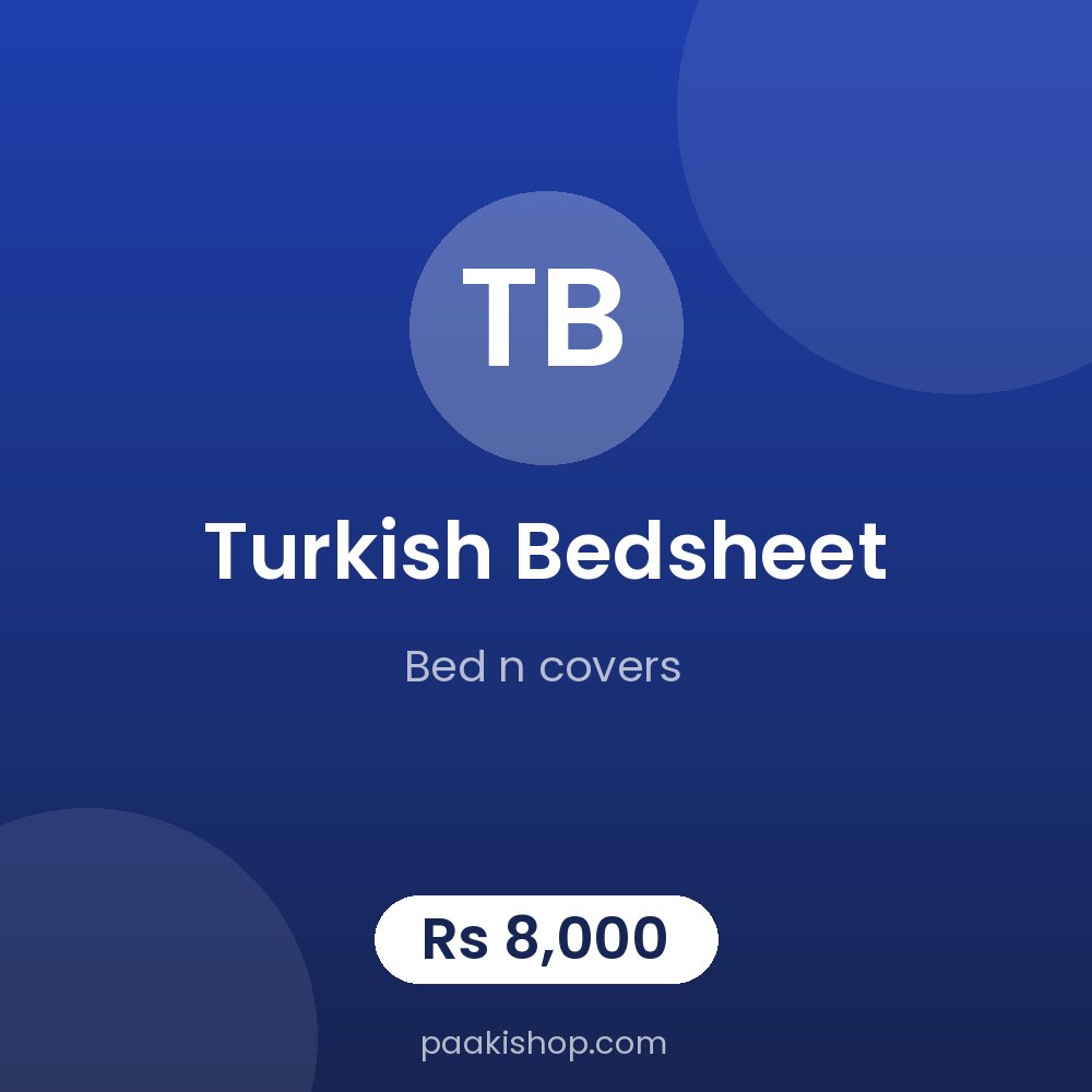 turkish bedsheet