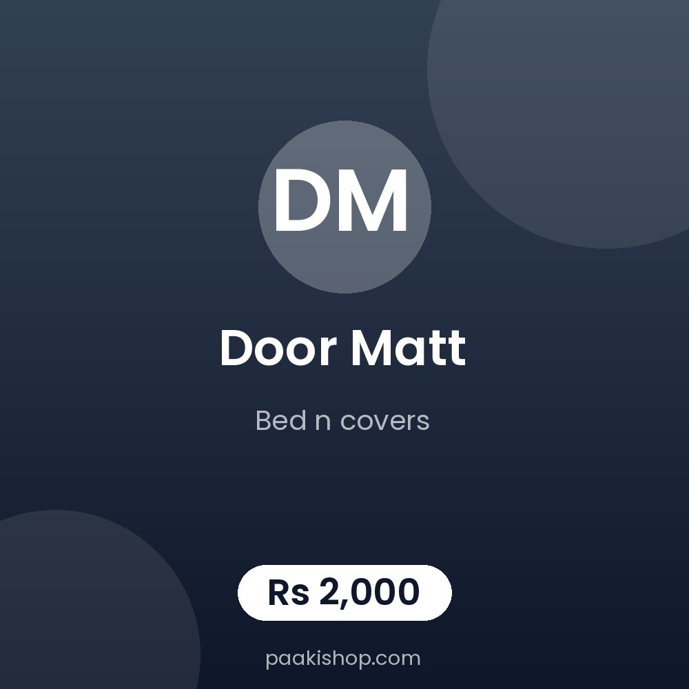 Door matt