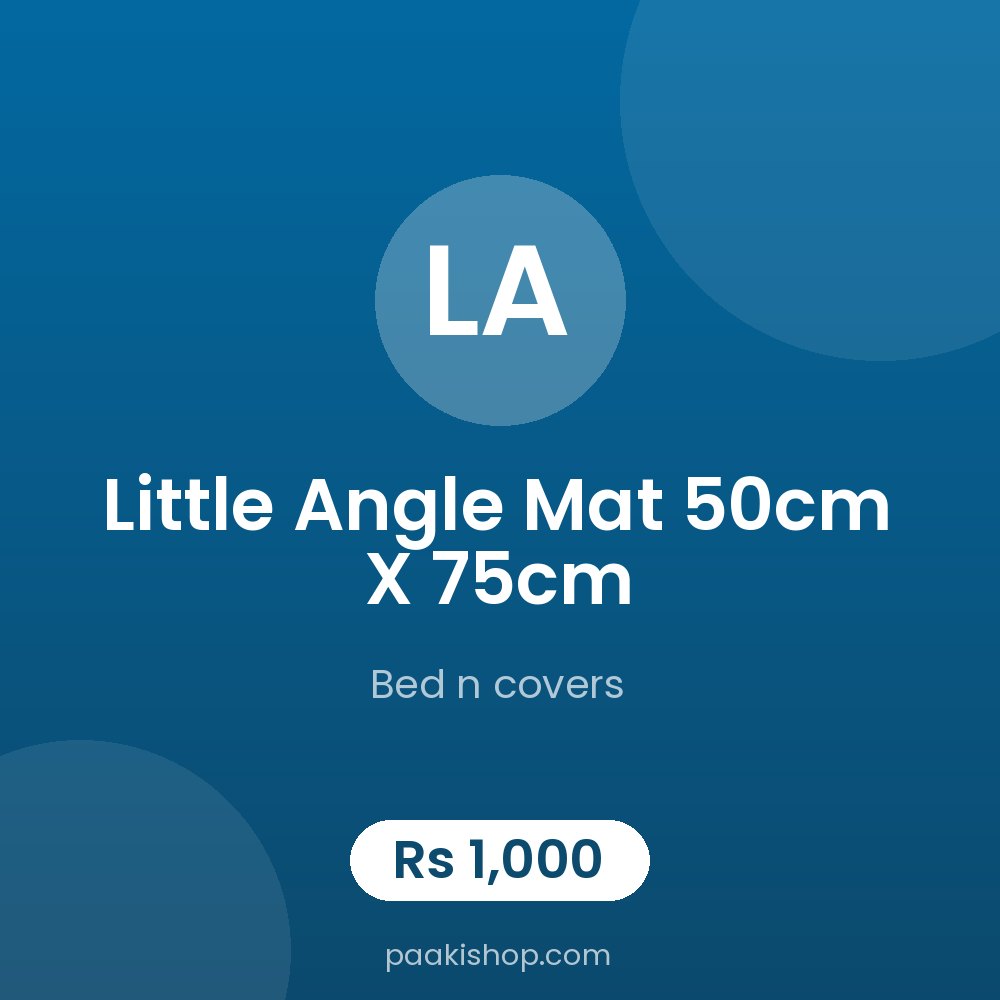 Little Angle Mat 50cm x 75cm
