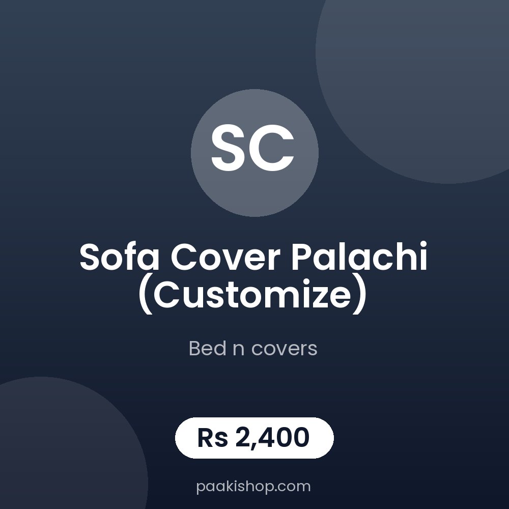 sofa cover palachi (Customize)