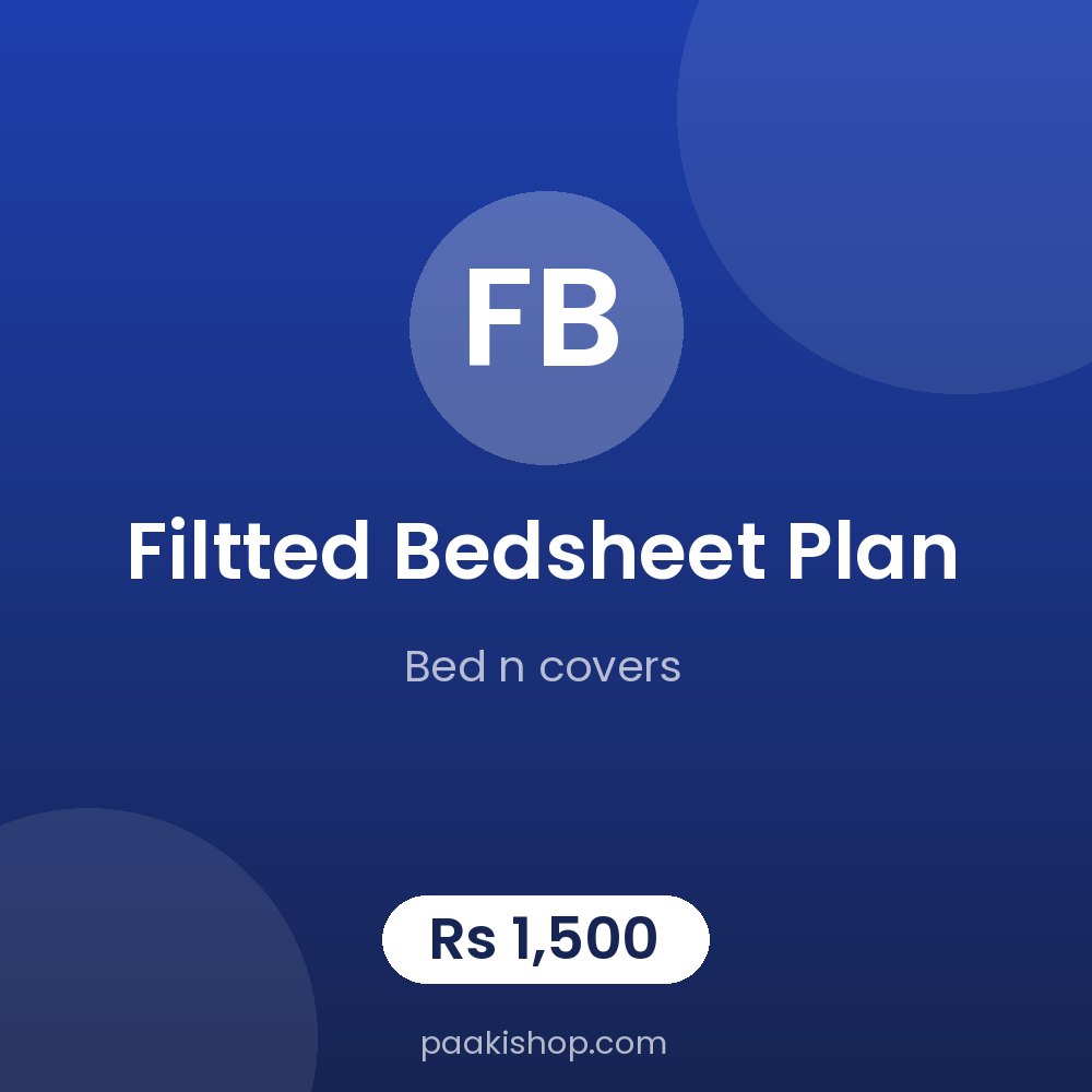 filtted bedsheet plan