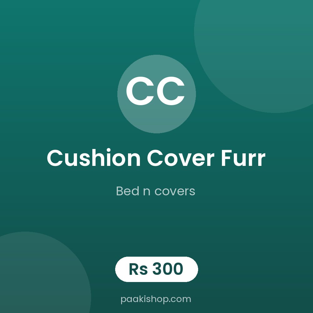 cushion cover furr