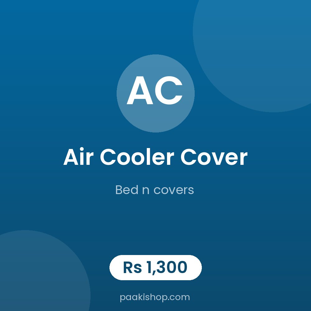 Air cooler cover