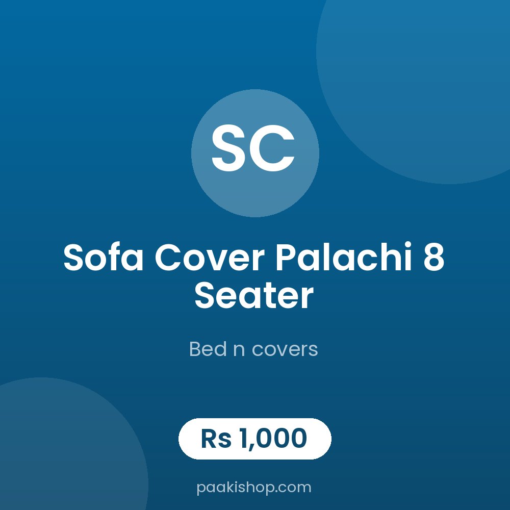 sofa cover palachi 8 seater