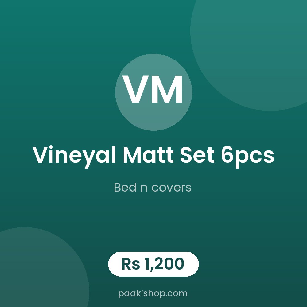 vineyal matt set 6pcs