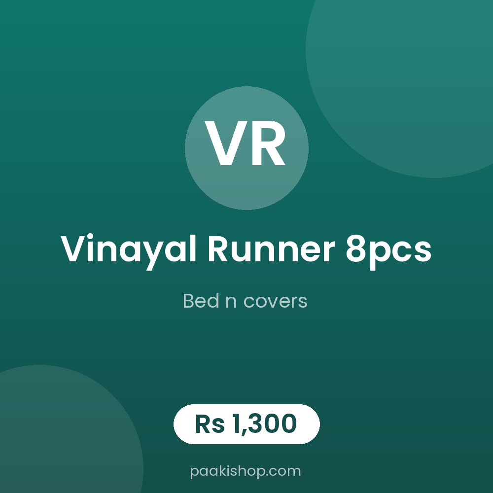vinayal runner 8pcs