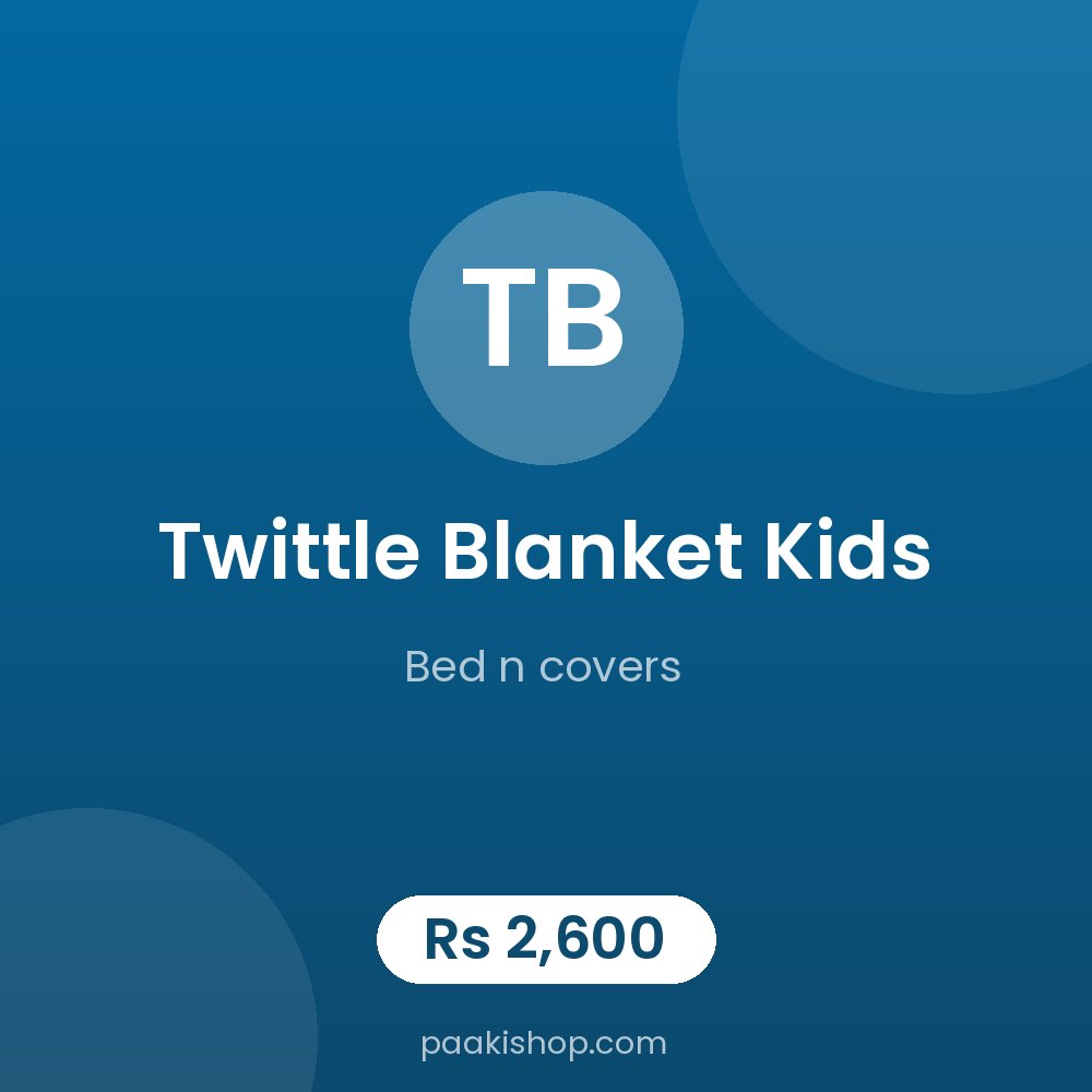 Twittle blanket kids