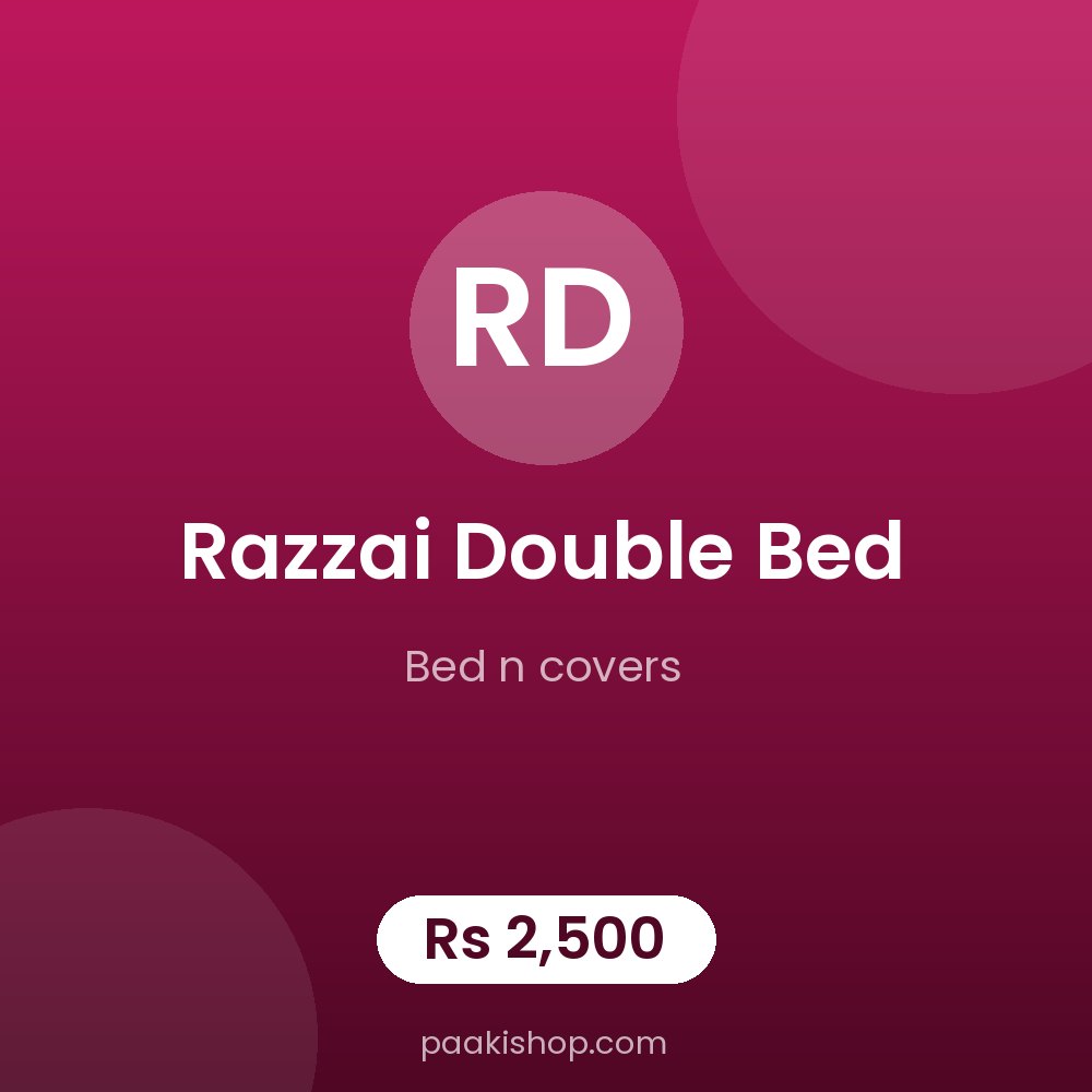 Razzai double bed