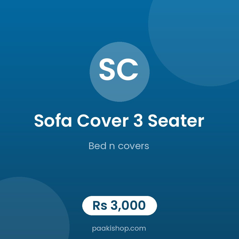 sofa cover 3 seater