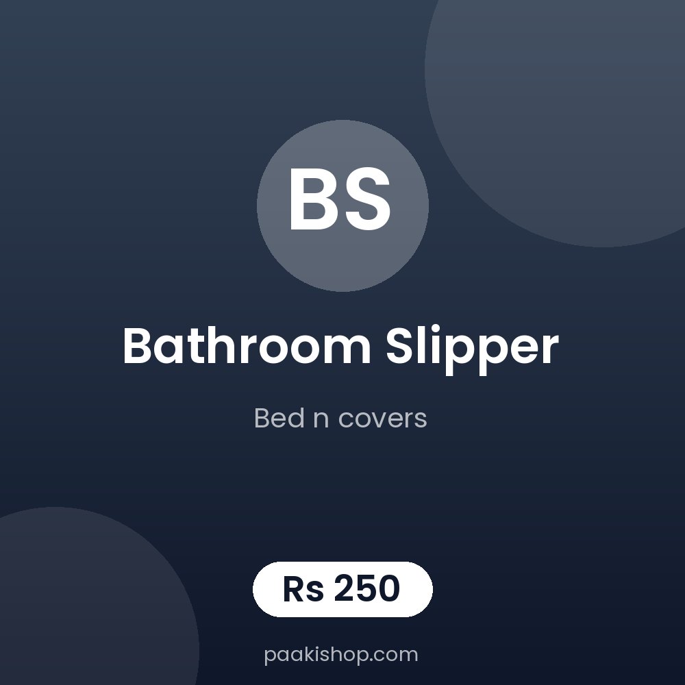 Bathroom Slipper
