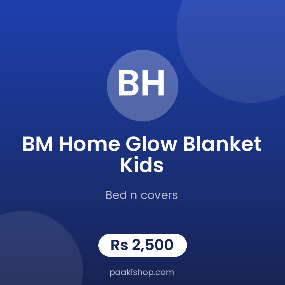 BM Home Glow Blanket Kids