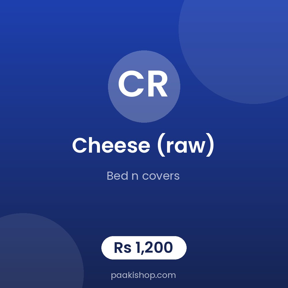 cheese (raw)