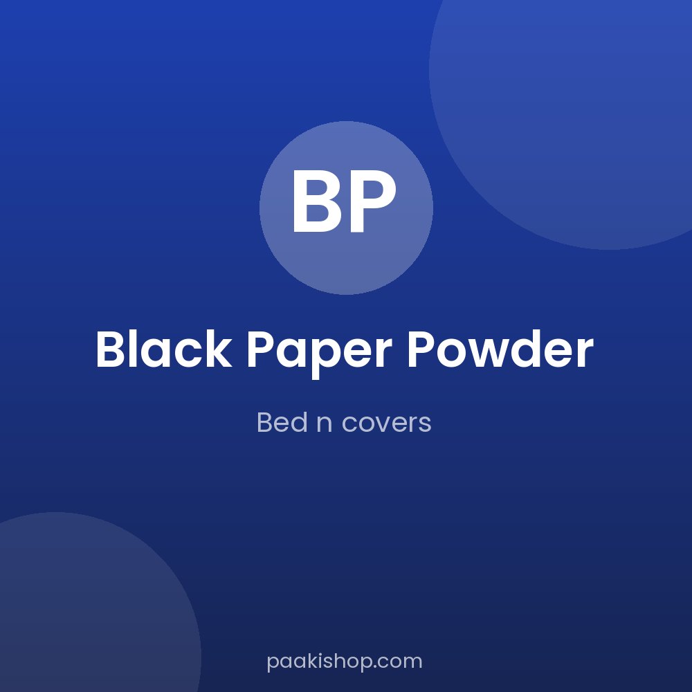 Black Paper Powder