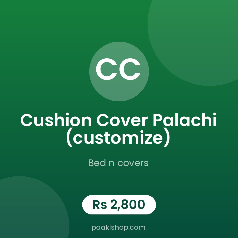 cushion cover palachi (customize)