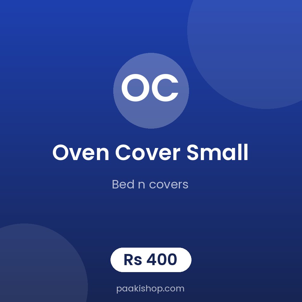oven cover small