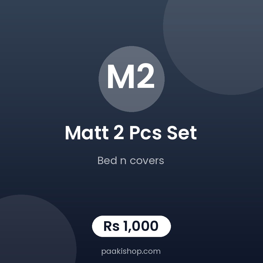 matt 2 pcs set