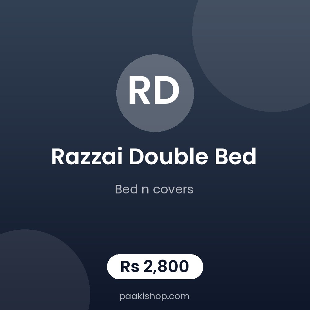 razzai double bed