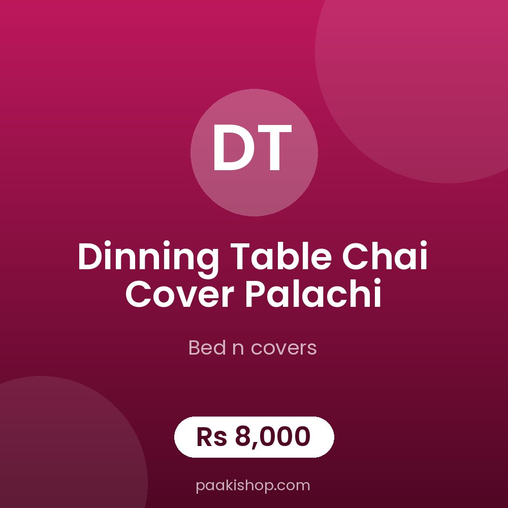 dinning table chai cover palachi