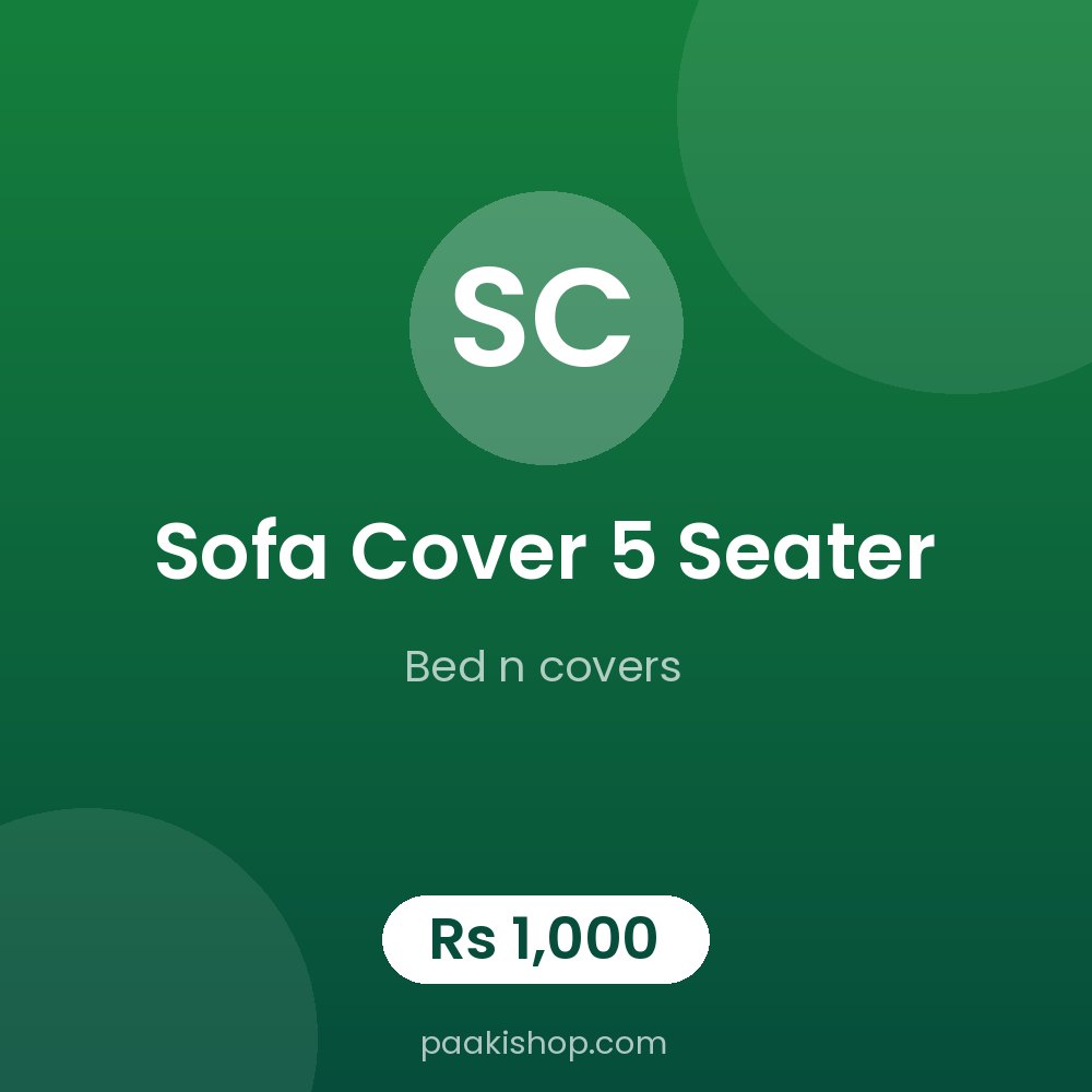 sofa cover 5 seater
