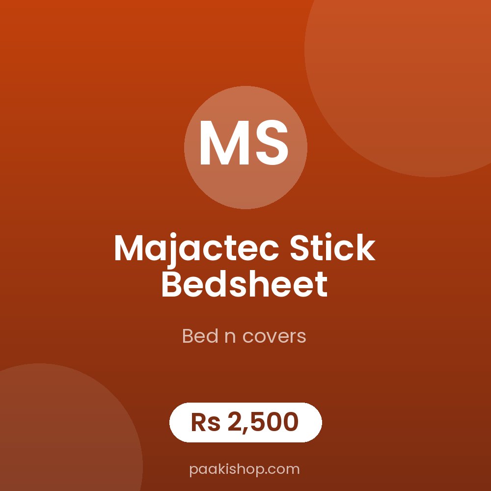 Majactec stick bedsheet