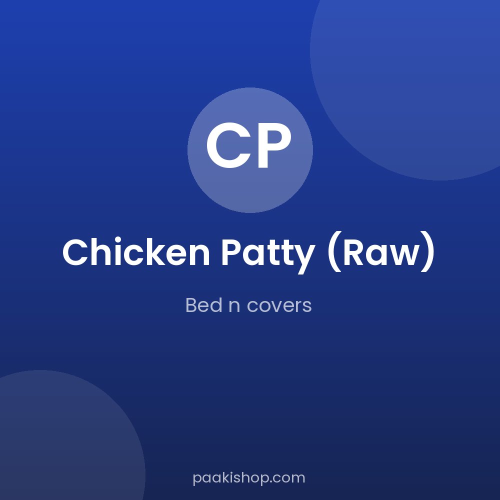 Chicken Patty (Raw)