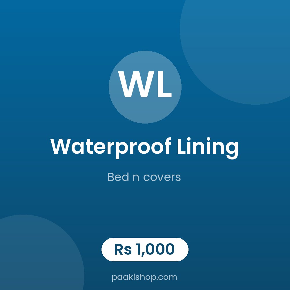 waterproof Lining