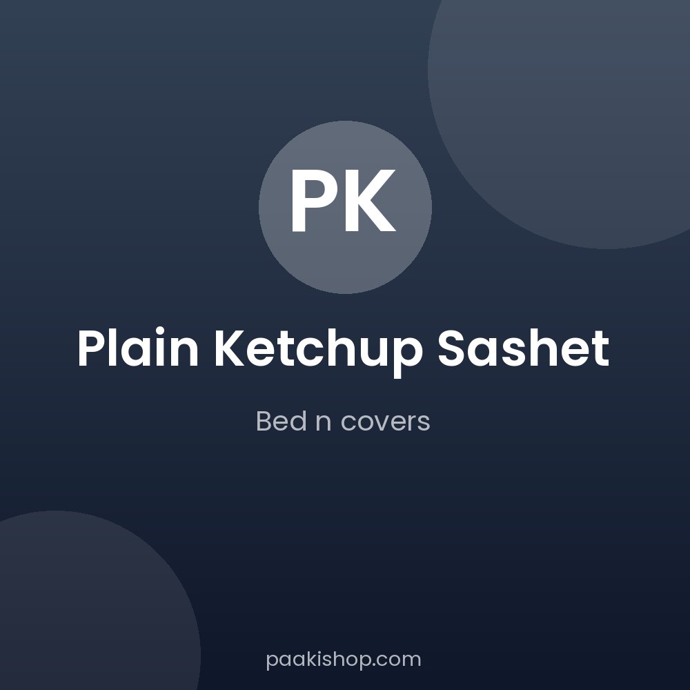 plain Ketchup Sashet