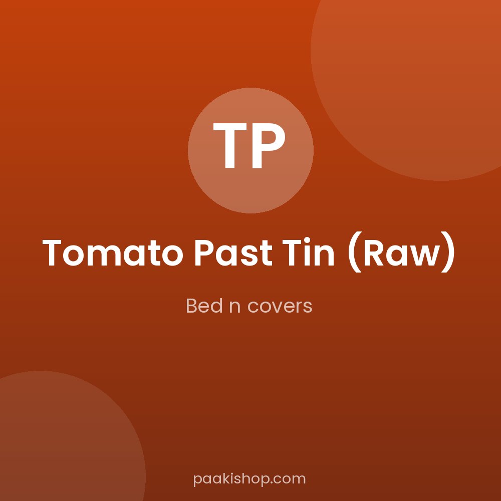 Tomato Past Tin (Raw)