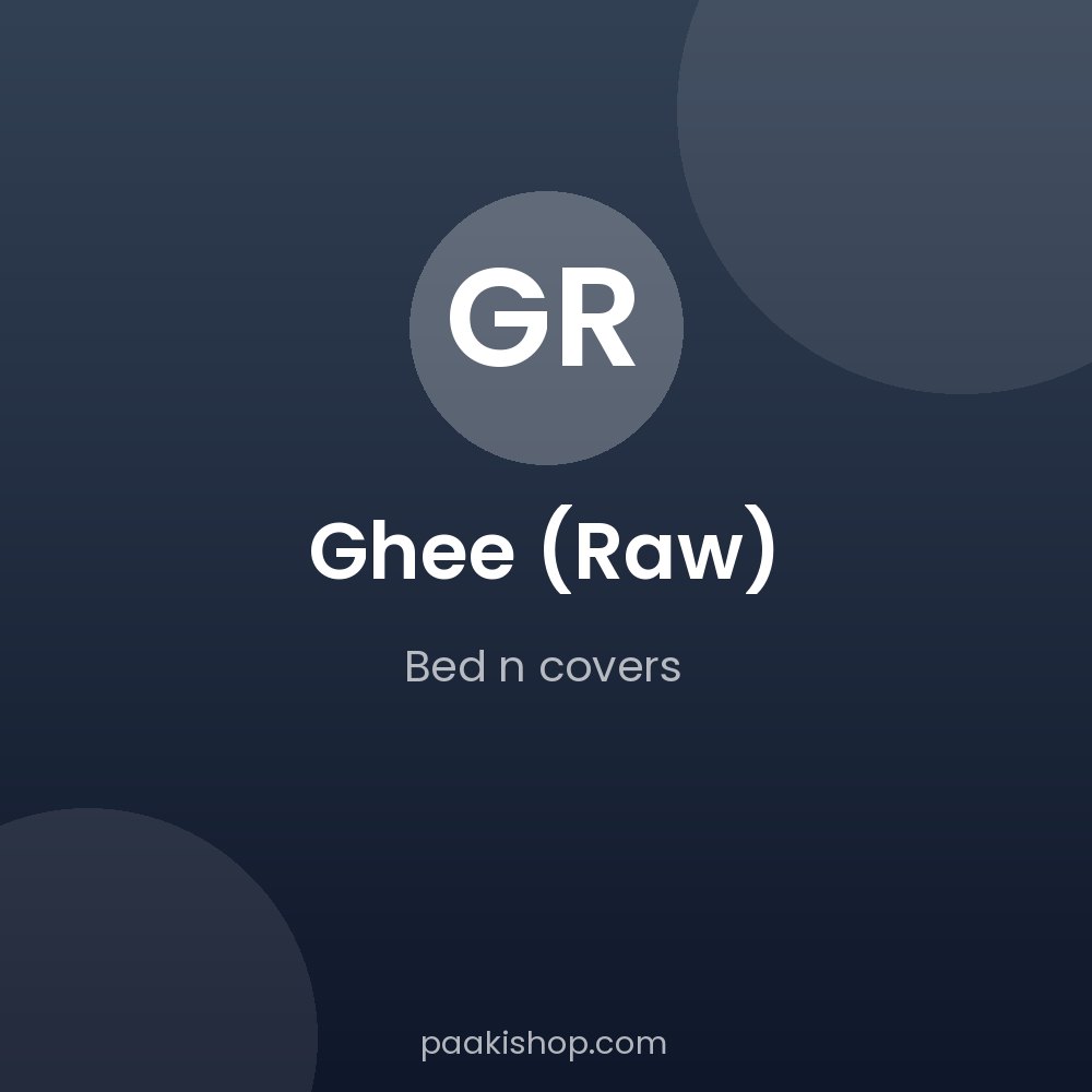 Ghee (Raw)