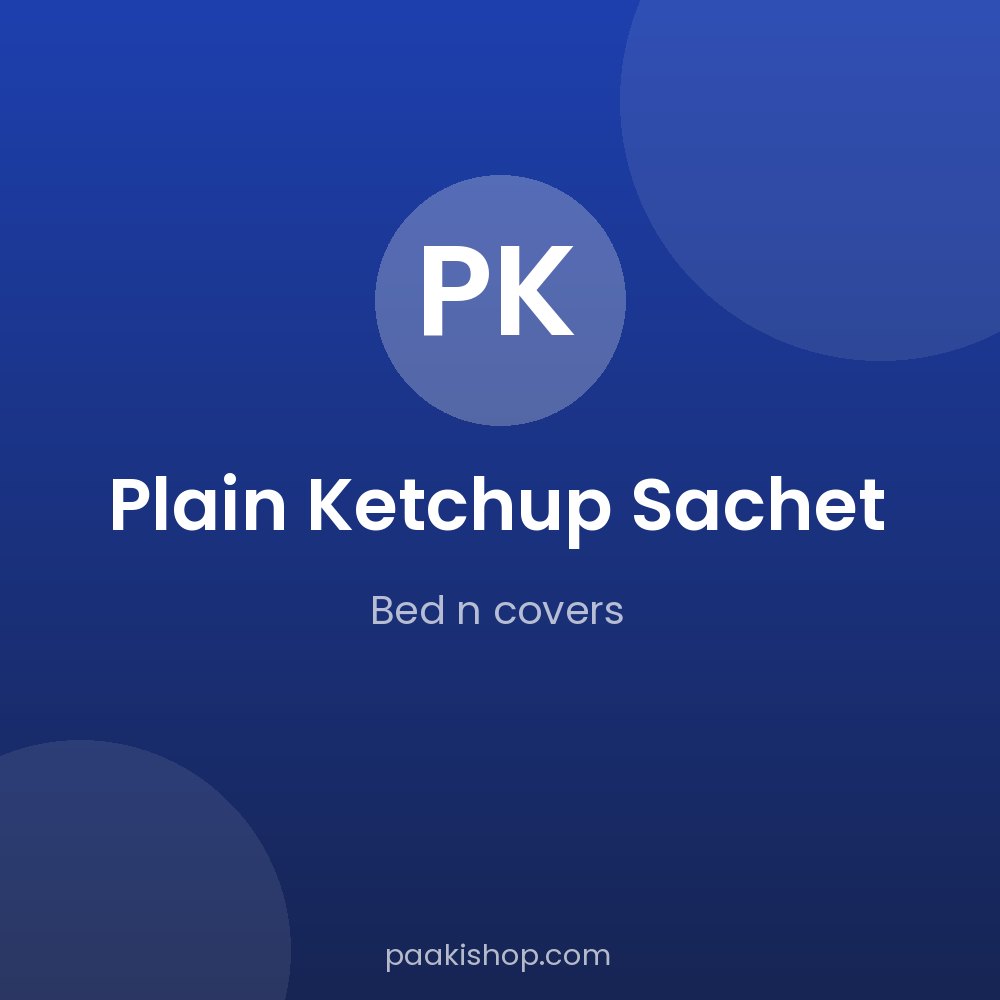 Plain Ketchup Sachet