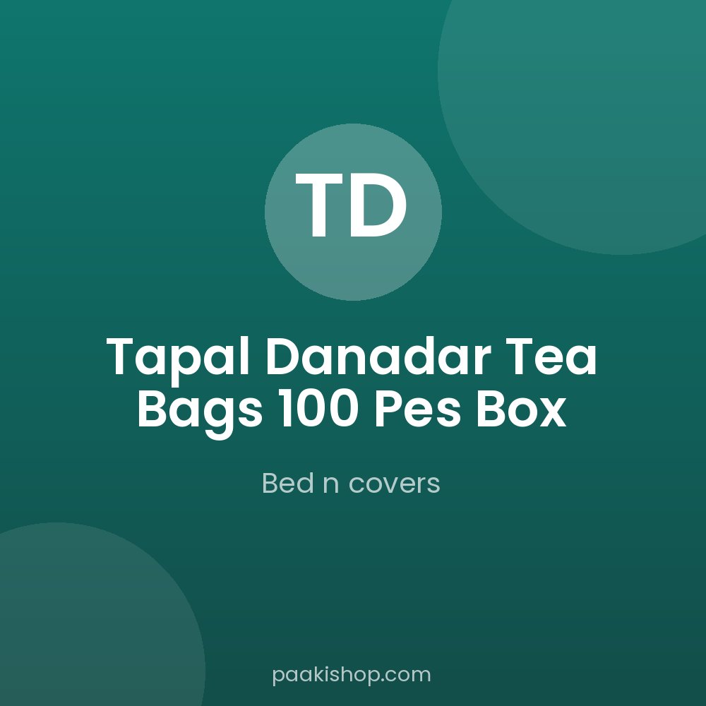 Tapal Danadar Tea Bags 100 pes Box