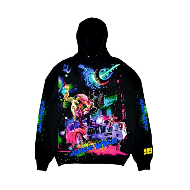 Vlone x Juice WRLD Fighting Demons White Hoodie