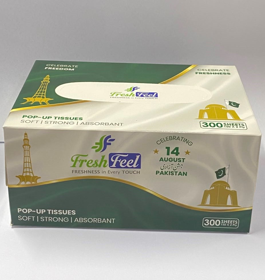 Fresh Feel Pop Up Azadi Offer 150x2 Ply